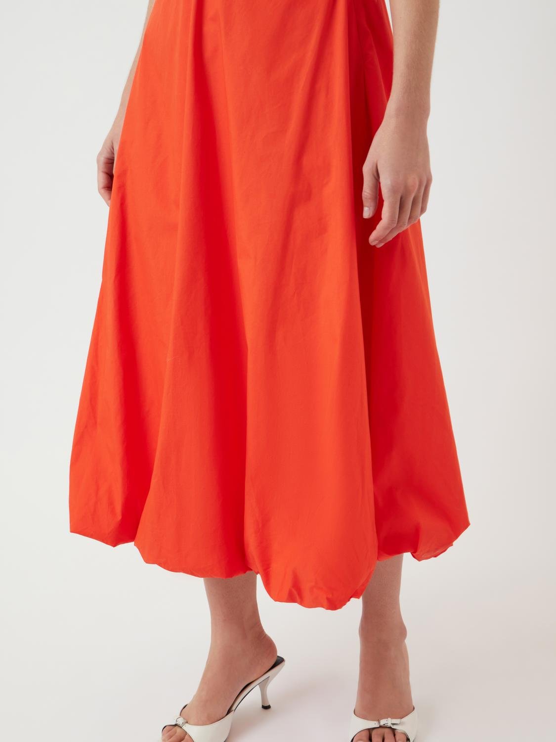YASRIVANNA Short Dress - Cherry Tomato - VERO MODA & VILA Bergvik